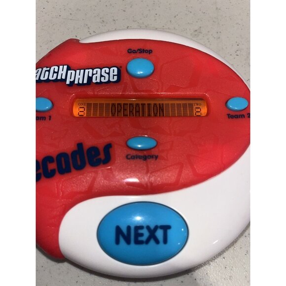 Hasbro Electronic Catch Phrase Decades Handheld Game Tested Working Catchphrase - Picture 3 of 8